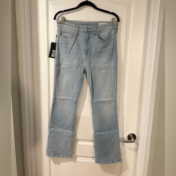 Rag & Bone Nina High Rise Ankle Flare, Sunset Wash. Size 29 - Picture 2 of 5